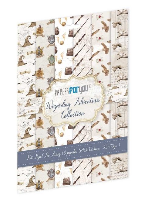 Hovedbilde Papers For You - Wizarding Adventure - Rice Paper - 54x33cm -8pk