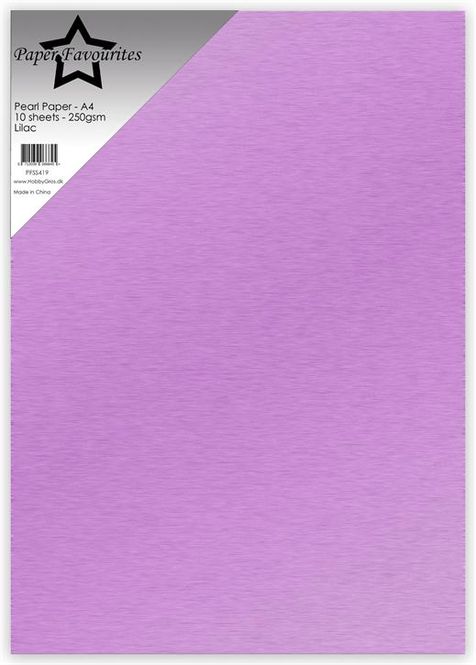 Hovedbilde Paper Favourites - A4 - Pearl Paper - 419 - Lilac - 10pk