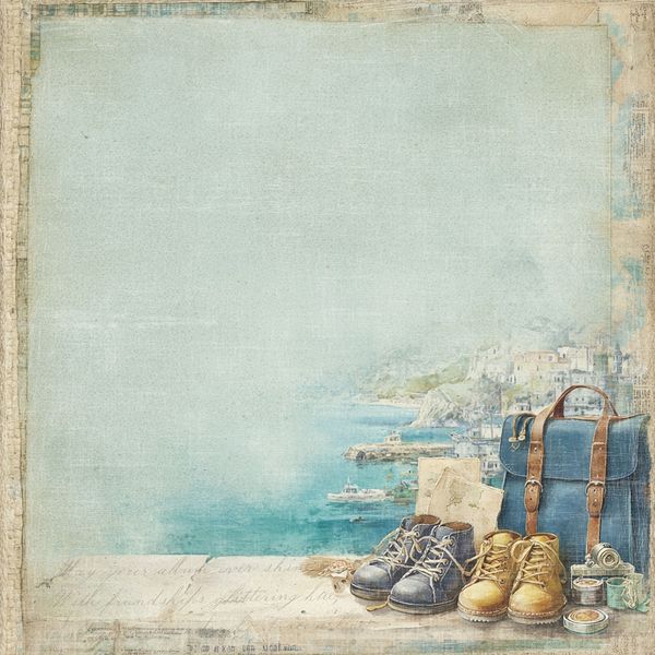 Reprint - 12x12 - RP0733 - Masculine Moments - Travel