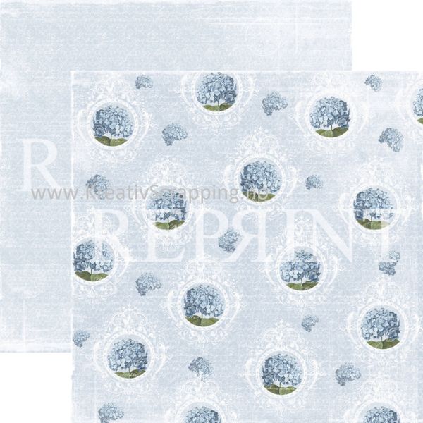Reprint - 12x12 - RP0257 - Dusty Blue - Hydragena