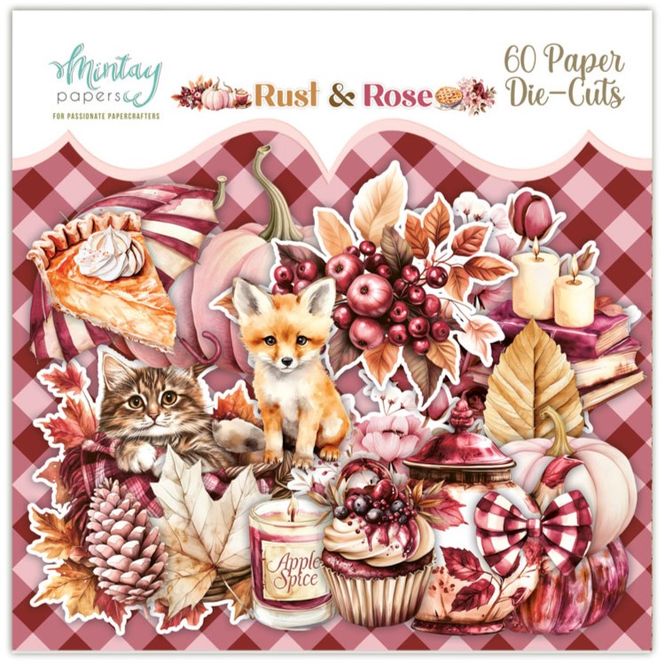 Hovedbilde Mintay - RAR - Rust & Rose - Paper Die-Cuts - 60 pcs