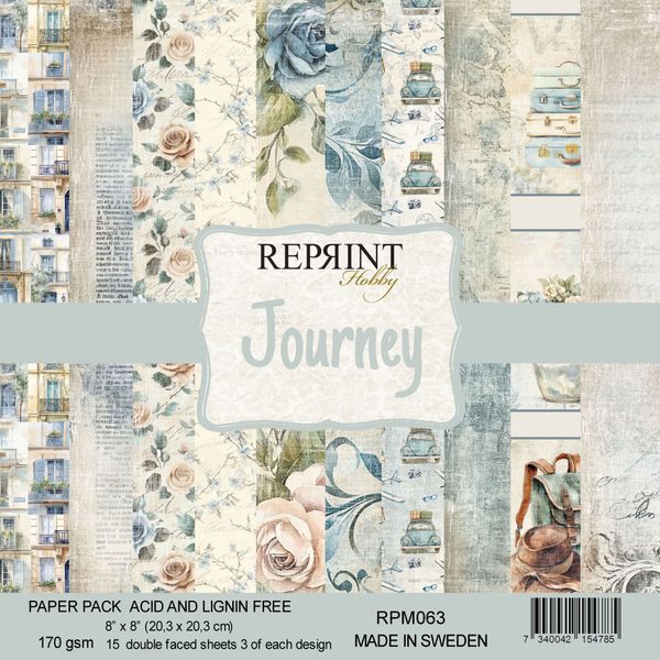 Reprint - 8x8 - RPM063 - Journey - Paper Pack