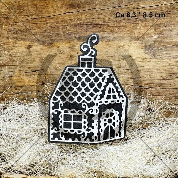 Papirdesign Dies PD 01271 - Pepperkakehus