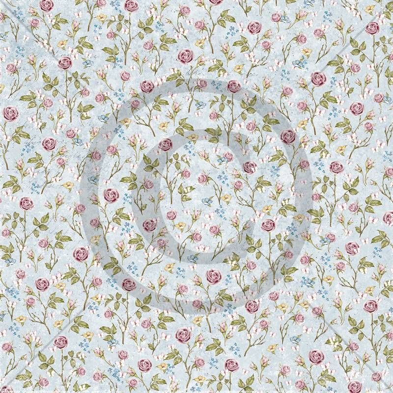 Papirdesign - 12x12 - PD 01054 - Verdifull - Blomsterdryss