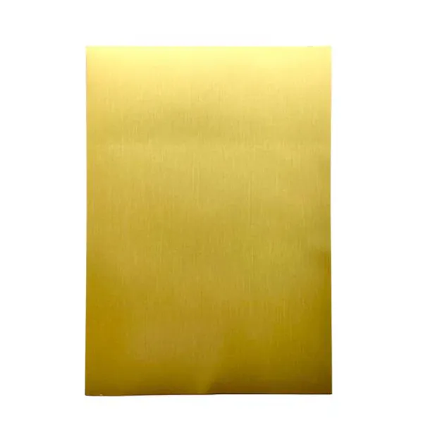 Paper Favourites - A4 - Mirror Card Matt - 004 - Honey Gold