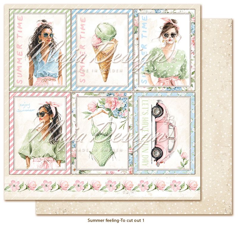 Maja Design - 1509 - Summer Feeling - 6x6 Paper Pack