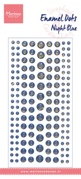 Marianne Design - PL4525 - Enamel dots - Night Blue Glitter