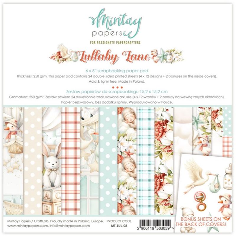 Mintay - LUL - 6x6 Paper Pad - Lullaby Lane
