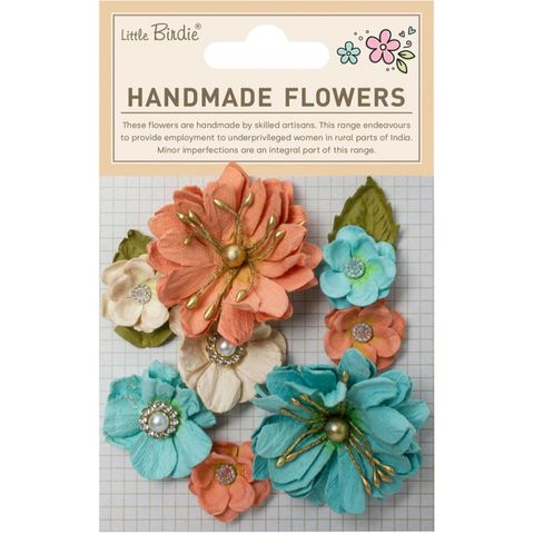 Hovedbilde Little Birdie - Handmade Flowers - Liora - Sun & Rain - 10 stk