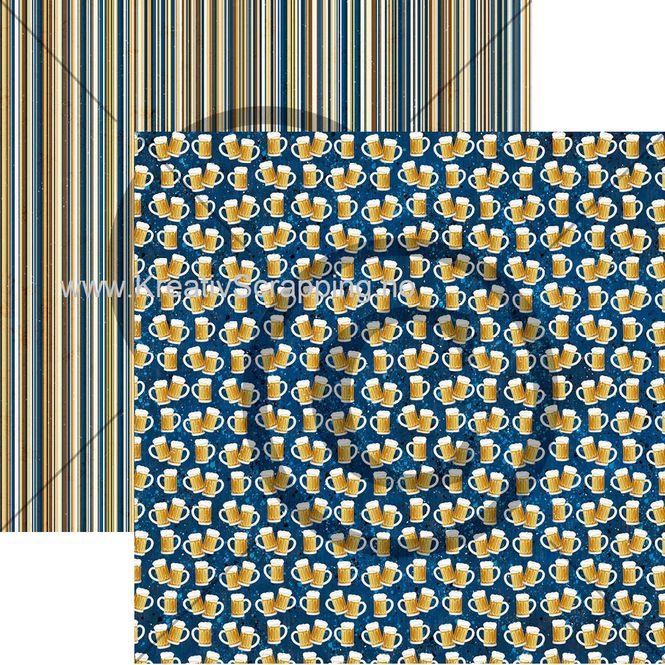 Hovedbilde Papirdesign - 12x12 - PD 01193 - Stemning - Ølskål