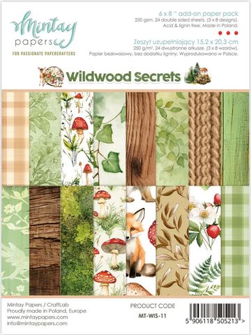 Hovedbilde Mintay - WIS - 6x8 Add on Paper Pack - Wildwood Secrets