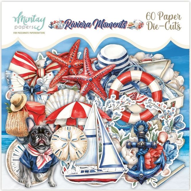 Hovedbilde Mintay - RIV - Riviera Moments - Paper Die-Cuts - 60 pcs