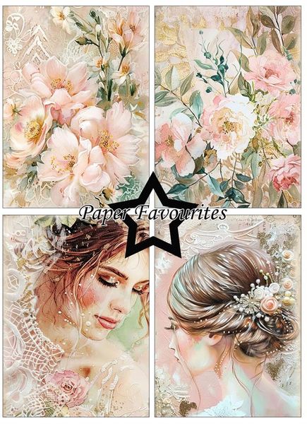 Paper Favourites - A6 Paper Pack - PFA584 - Wedding Art