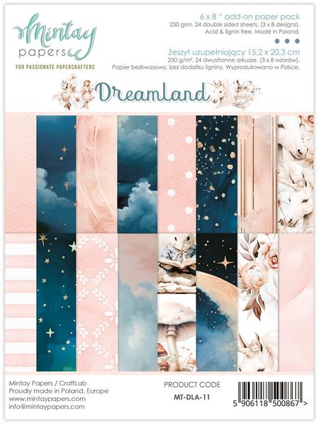 Mintay - DLA - 6x8 Add on Paper Pack - Dreamland