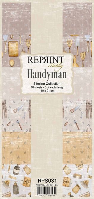 Hovedbilde Reprint - Slimline Paper Pack - RPS031 - Handyman