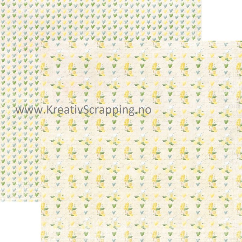 Reprint - 12x12 - RP0462 - Summer Holiday - Lemon Drinks