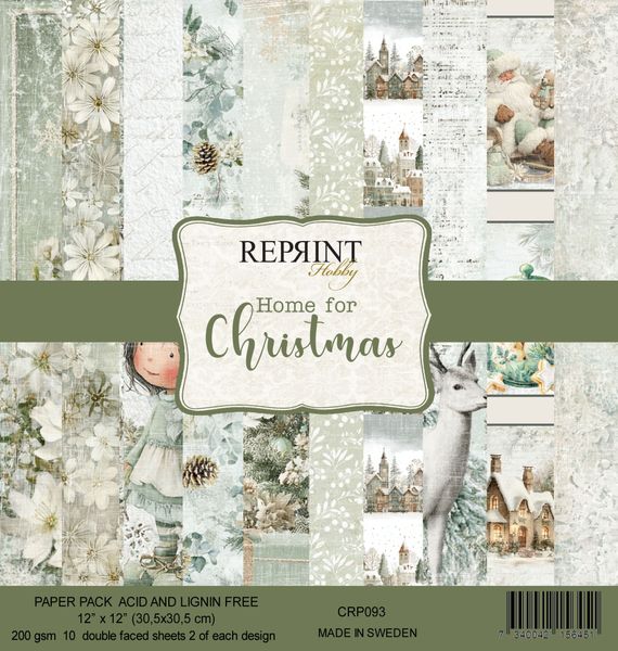 Reprint - 12x12 - CRP093 - Home for Christmas - Paper Pack