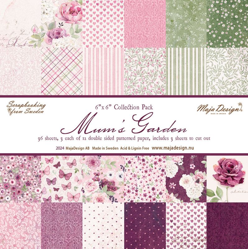 Maja Design - 1338 - Mum's Garden - 6x6 Paper Pack