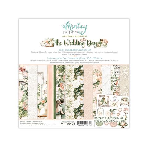 Hovedbilde Mintay - TWD - 8x8 Paper Pad - The Wedding