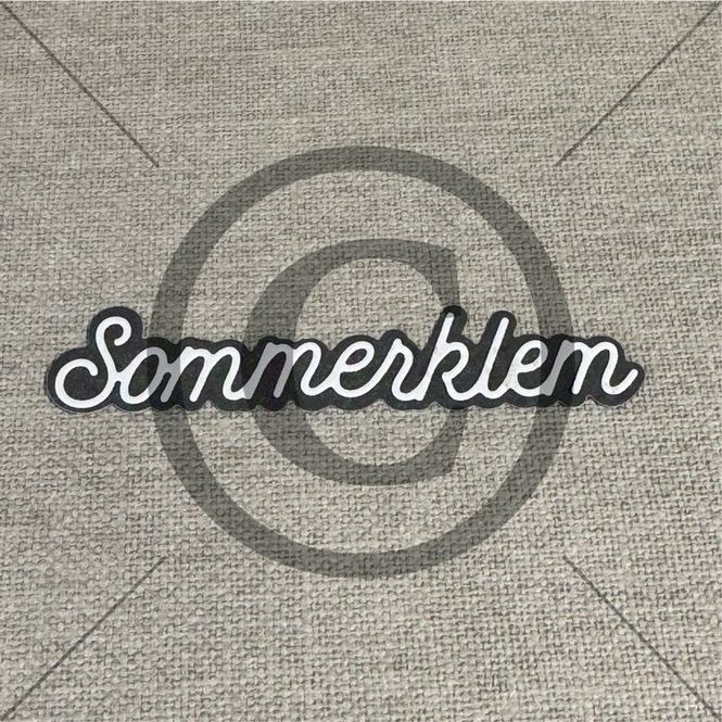 Hovedbilde Papirdesign - Dies - PD 01257 - Sommerklem