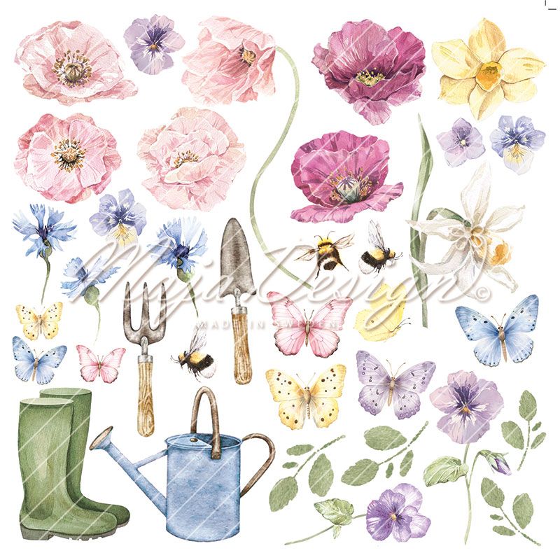 Maja Design - 1427 - Spring Garden - 6x6 Paper Pack
