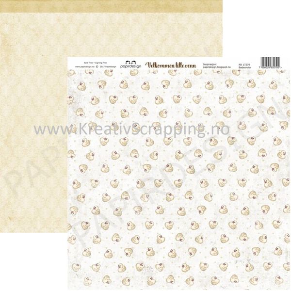 Papirdesign - PD17279 - Velkommen lille venn - Badeender