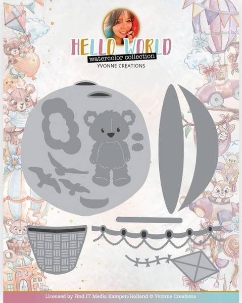 FIT - Dies - YCD10301 - Yvonne Creations - Hot Air Balloon