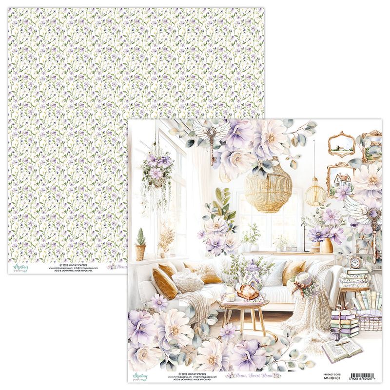 Mintay - HSH - 12x12 Paper Set - Home, Sweet Home