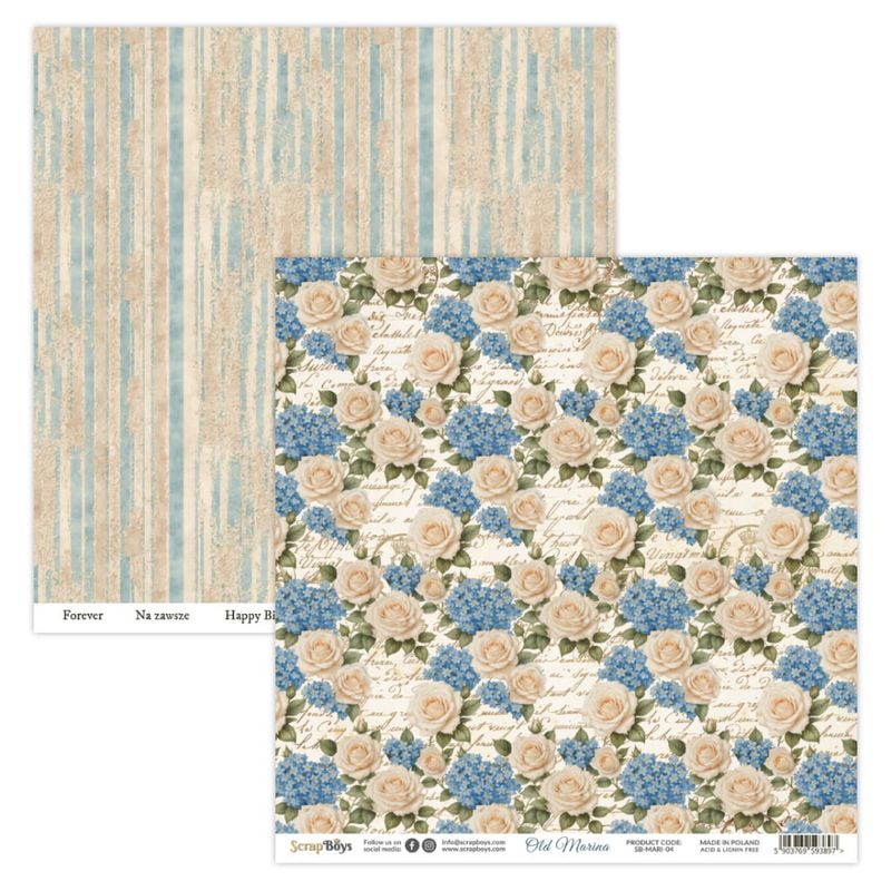 ScrapBoys - Old Marina - 12x12 - Paper Pack