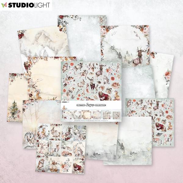 Studio Light - PS10 - 12x12 Paper Pack - Ultimate Christmas