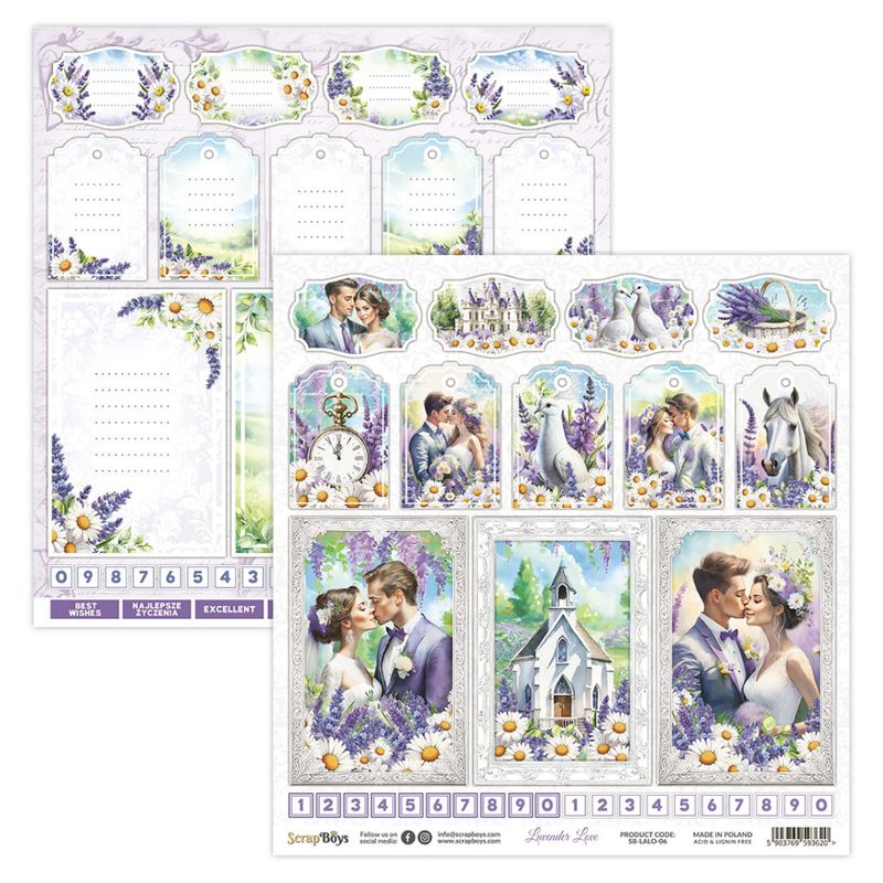 ScrapBoys - Lavender Love - 12x12 - LALO-06
